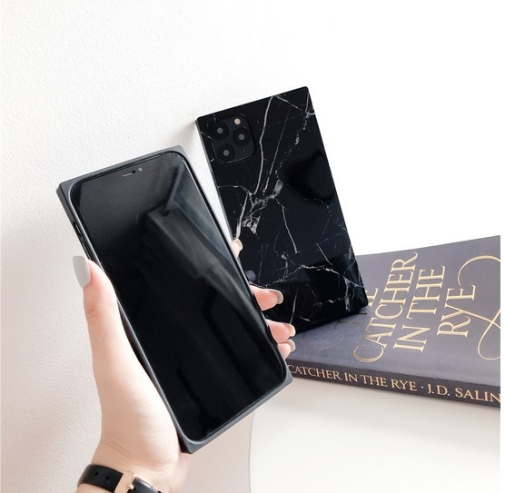 TPU toughened glass case Right angle design