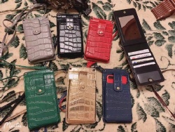 Smartphone leather case